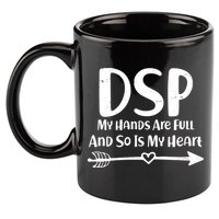 DSP My Hands Are Full 11oz C Handle Ceramic Mug