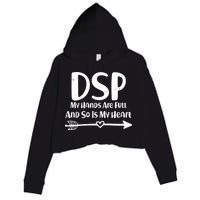 DSP My Hands Are Full Crop Fleece Hoodie