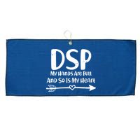 DSP My Hands Are Full Large Microfiber Waffle Golf Towel
