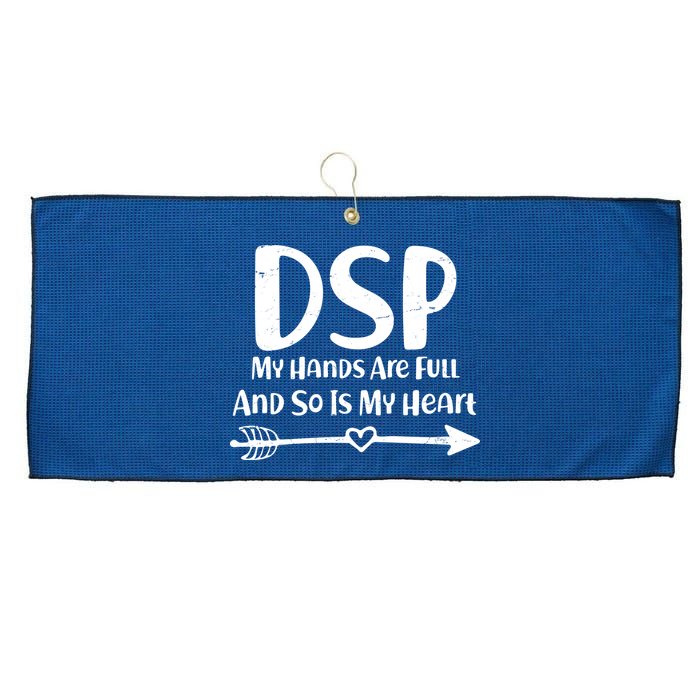 DSP My Hands Are Full Large Microfiber Waffle Golf Towel