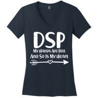 DSP My Hands Are Full Women's V-Neck T-Shirt