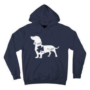 Dachshund St Patricks Day Shamrock Dog Lover Gift Tall Hoodie