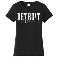 Detroit Skyline Pride Vintage Detroit Michigan Women's T-Shirt