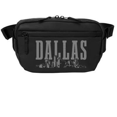 Dallas Skyline Pride Vintage Dallas Texas Crossbody Pack