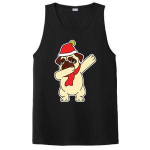 Dabbing Santa Pug Christmas Dog Mom Cute Pet Pug Lover Meaningful Gift PosiCharge Competitor Tank