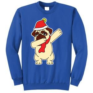 Dabbing Santa Pug Christmas Dog Mom Cute Pet Pug Lover Meaningful Gift Sweatshirt