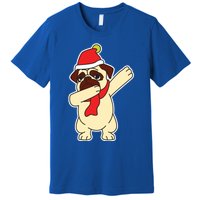 Dabbing Santa Pug Christmas Dog Mom Cute Pet Pug Lover Meaningful Gift Premium T-Shirt