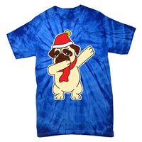 Dabbing Santa Pug Christmas Dog Mom Cute Pet Pug Lover Meaningful Gift Tie-Dye T-Shirt