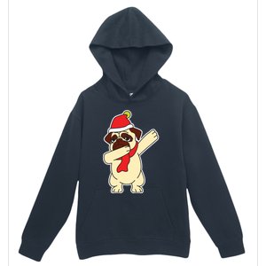 Dabbing Santa Pug Christmas Dog Mom Cute Pet Pug Lover Meaningful Gift Urban Pullover Hoodie