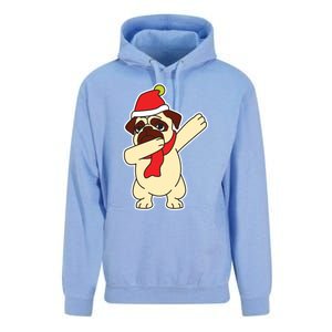 Dabbing Santa Pug Christmas Dog Mom Cute Pet Pug Lover Meaningful Gift Unisex Surf Hoodie