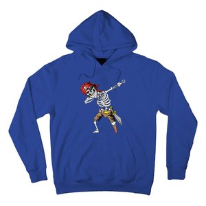 Dabbing Skeleton Pirate Halloween Jolly Roger Pirate Hoodie