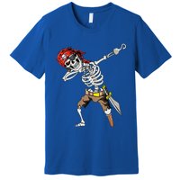 Dabbing Skeleton Pirate Halloween Jolly Roger Pirate Premium T-Shirt