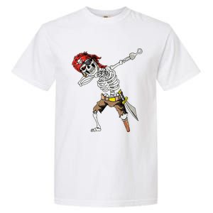 Dabbing Skeleton Pirate Halloween Jolly Roger Pirate Garment-Dyed Heavyweight T-Shirt