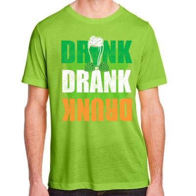 Drink St Patricks' Day Irish Ireland Flag Gift St. Paddy's Adult ChromaSoft Performance T-Shirt