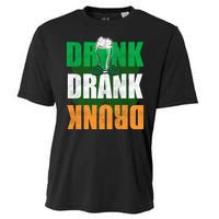 Drink St Patricks' Day Irish Ireland Flag Gift St. Paddy's Cooling Performance Crew T-Shirt