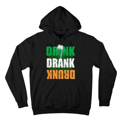 Drink St Patricks' Day Irish Ireland Flag Gift St. Paddy's Hoodie