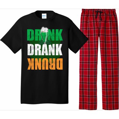 Drink St Patricks' Day Irish Ireland Flag Gift St. Paddy's Pajama Set