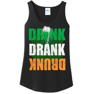 Drink St Patricks' Day Irish Ireland Flag Gift St. Paddy's Ladies Essential Tank