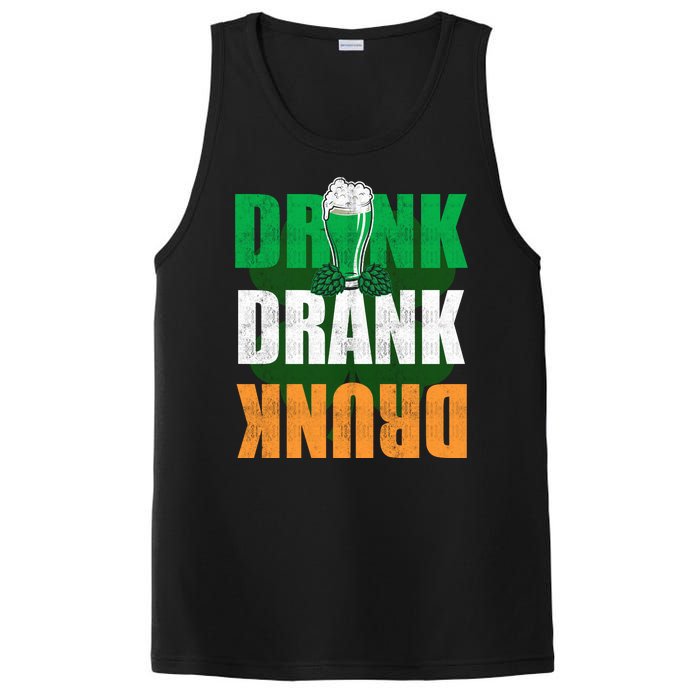 Drink St Patricks' Day Irish Ireland Flag Gift St. Paddy's PosiCharge Competitor Tank