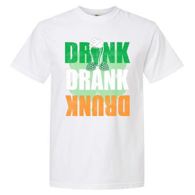 Drink St Patricks' Day Irish Ireland Flag Gift St. Paddy's Garment-Dyed Heavyweight T-Shirt