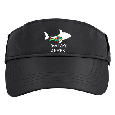 Daddy Shark Puzzle Piece Inspirational Autism Awareness Gift Adult Drive Performance Visor