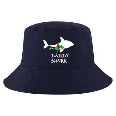 Daddy Shark Puzzle Piece Inspirational Autism Awareness Gift Cool Comfort Performance Bucket Hat