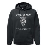 Dual Spires Psych Performance Fleece Hoodie