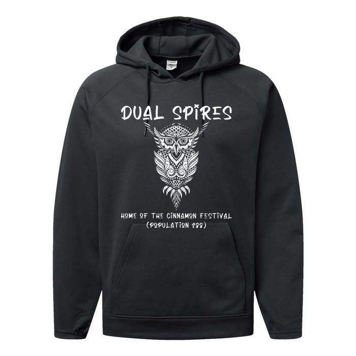 Dual Spires Psych Performance Fleece Hoodie