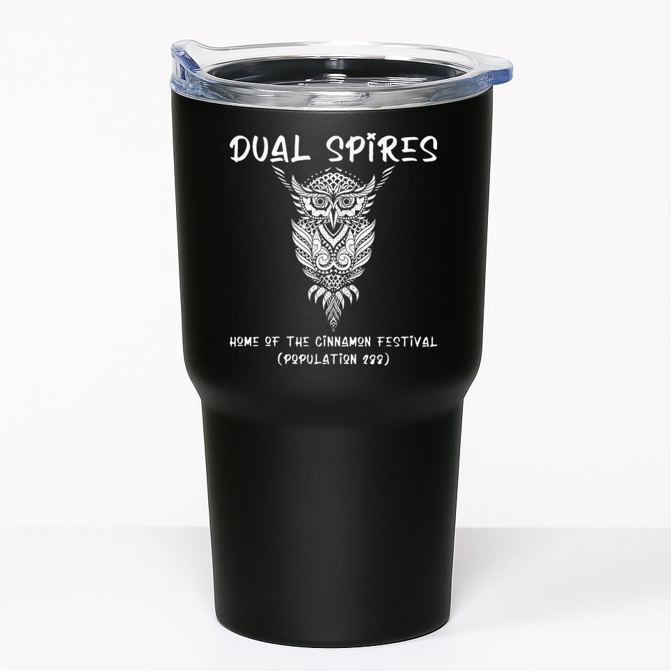 Dual Spires Psych Tumbler