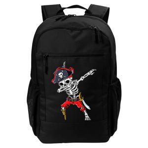 Dabbing Skeleton Pirate Halloween Kids Jolly Roger Daily Commute Backpack