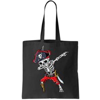 Dabbing Skeleton Pirate Halloween Kids Jolly Roger Tote Bag