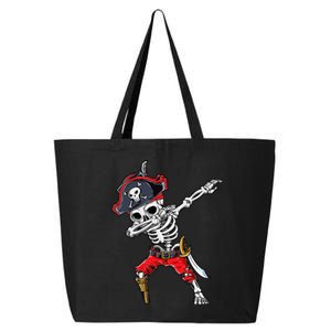 Dabbing Skeleton Pirate Halloween Kids Jolly Roger 25L Jumbo Tote