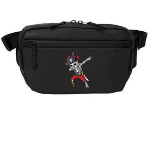 Dabbing Skeleton Pirate Halloween Kids Jolly Roger Crossbody Pack