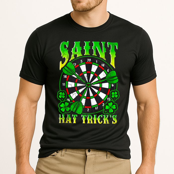 Darts St PatrickS Day St Hat Tricks Dart Board Performance Shirt