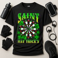 Darts St PatrickS Day St Hat Tricks Dart Board Performance Shirt