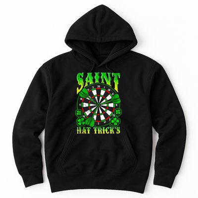 Darts St PatrickS Day St Hat Tricks Dart Board Hoodie