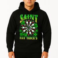 Darts St PatrickS Day St Hat Tricks Dart Board Hoodie