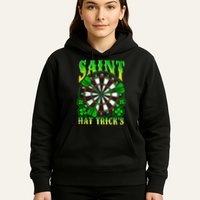 Darts St PatrickS Day St Hat Tricks Dart Board Hoodie