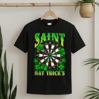 Darts St PatrickS Day St Hat Tricks Dart Board T-Shirt