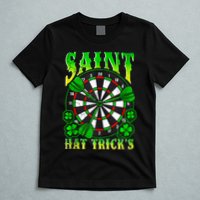 Darts St PatrickS Day St Hat Tricks Dart Board T-Shirt