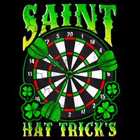 Darts St PatrickS Day St Hat Tricks Dart Board Button