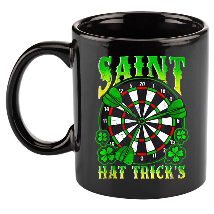 Darts St PatrickS Day St Hat Tricks Dart Board 11oz C Handle Ceramic Mug