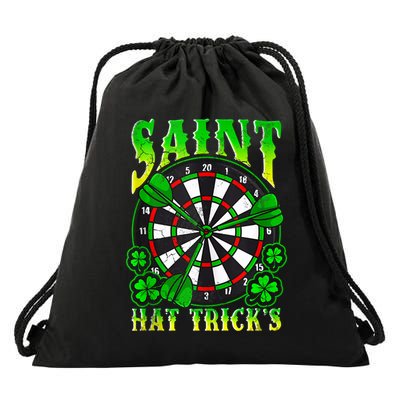 Darts St PatrickS Day St Hat Tricks Dart Board Drawstring Bag