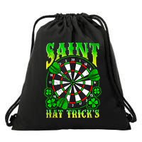 Darts St PatrickS Day St Hat Tricks Dart Board Drawstring Bag