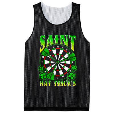 Darts St PatrickS Day St Hat Tricks Dart Board Mesh Reversible Basketball Jersey Tank