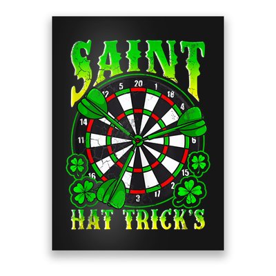 Darts St PatrickS Day St Hat Tricks Dart Board Poster