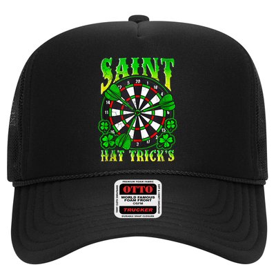 Darts St PatrickS Day St Hat Tricks Dart Board Trucker Hat