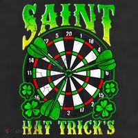 Darts St PatrickS Day St Hat Tricks Dart Board Trucker Hat