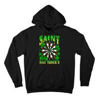 Darts St PatrickS Day St Hat Tricks Dart Board Tall Hoodie