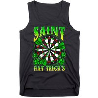 Darts St PatrickS Day St Hat Tricks Dart Board Tank Top